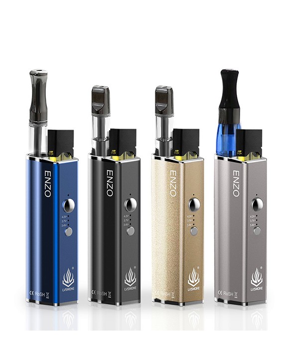 LVSmoke Enzo 4 in 1 450mAh Variable Voltage VV Box Mod For Thick Oil/Liquid/Concentrates/Dry Cartridges Tank