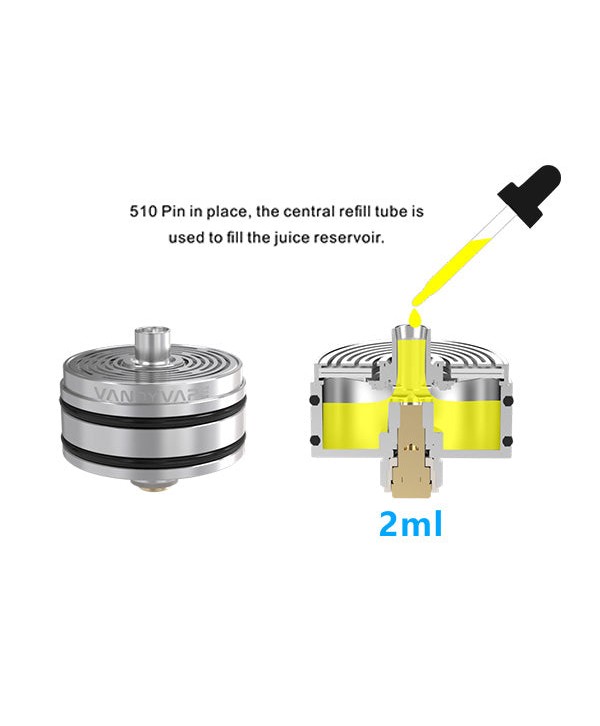 Vandy Vape Maze Sub Ohm BF RDA Atomizer (2ML)