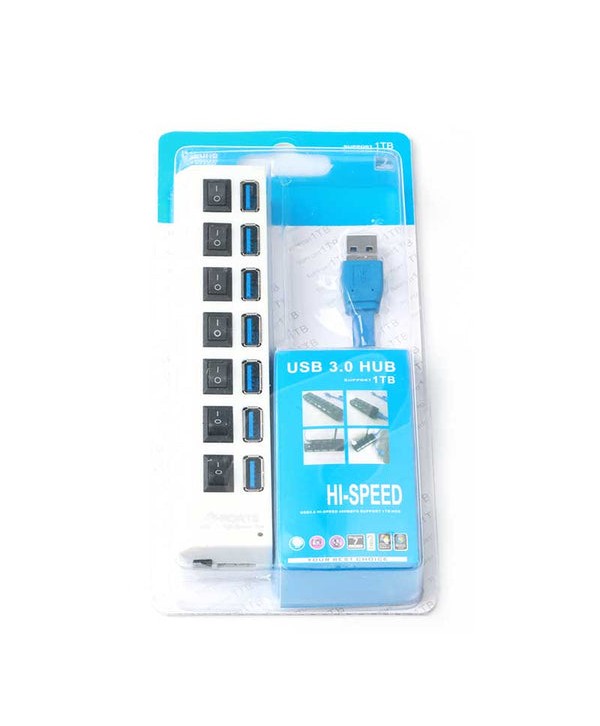 7 Port High SuperSpeed Adapter USB 3.0 Hub